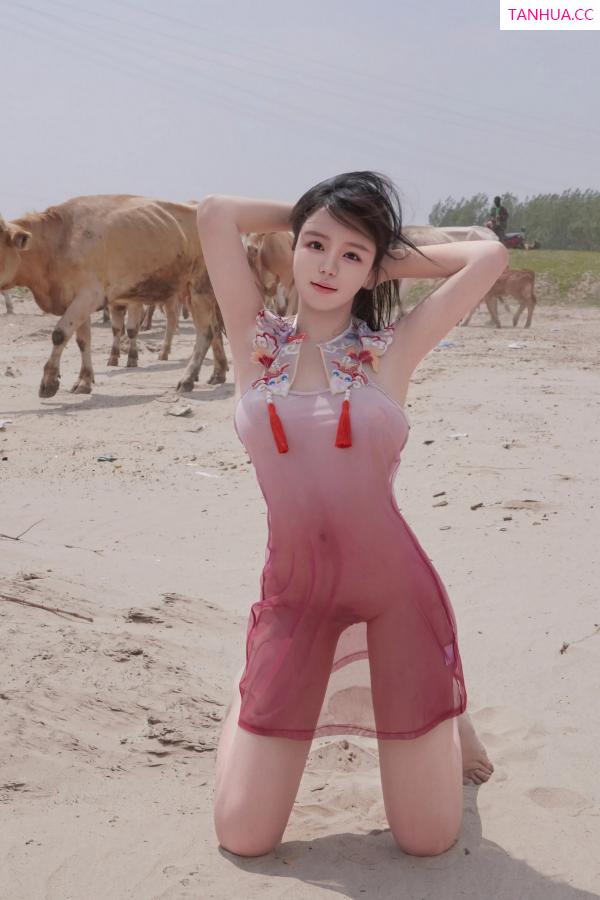   [XiuRen]高清写真图 2024.06.28 No.8777 小薯条nienie 放牛娃主题第56张图片